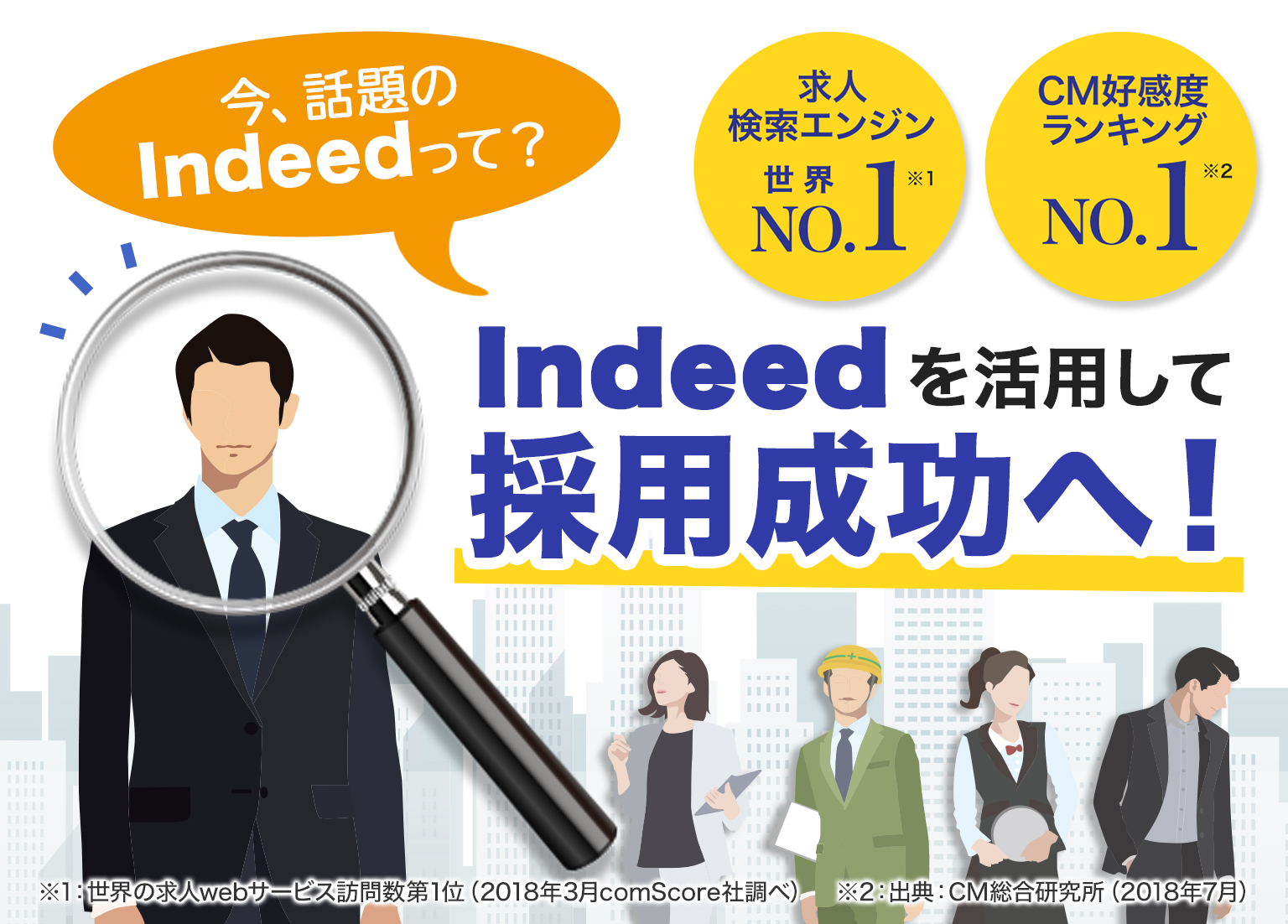 今話題のIndeedって何？Indeedインディードを活用して採用成功へ！